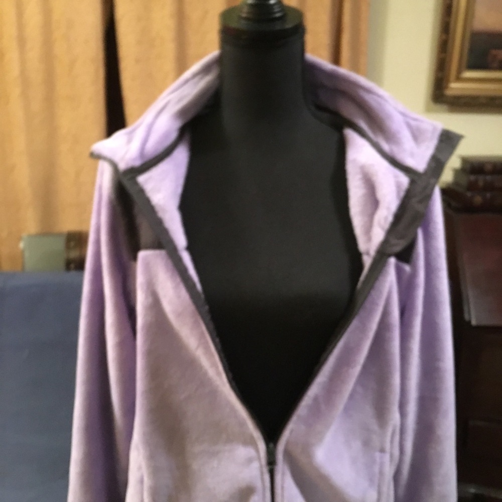 Softest Ever Lavender Fleece Jacket - Picture 5 of 7